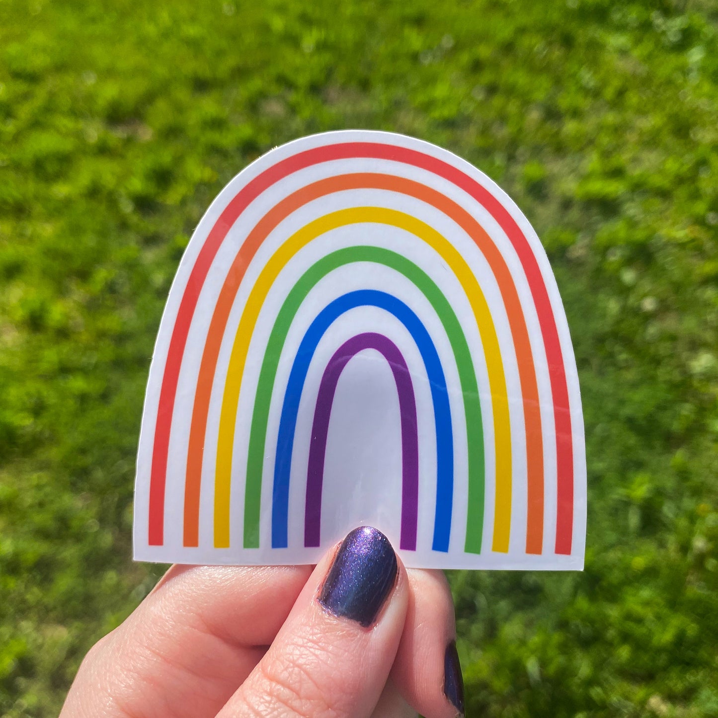 LGBT+ Rainbow Pride Flag Vinyl Sticker