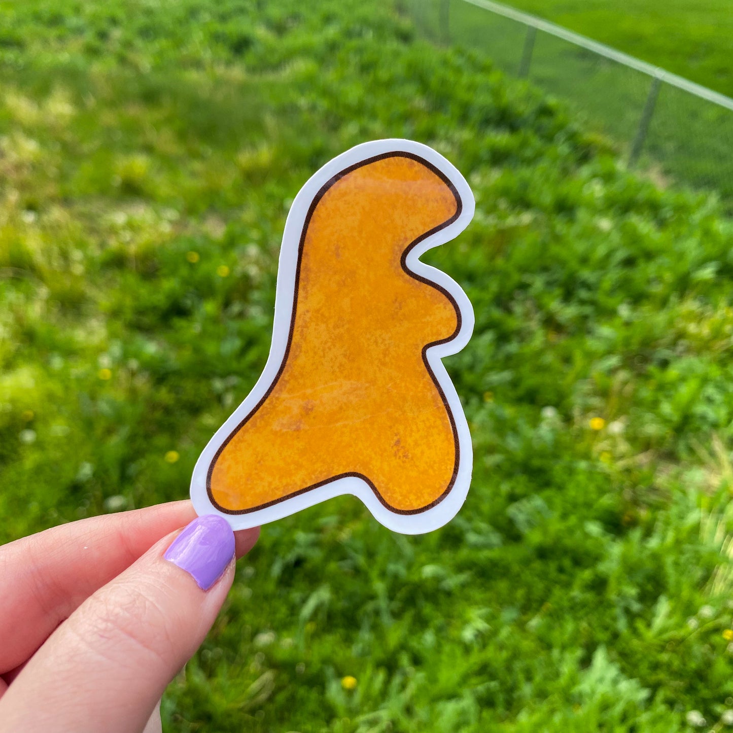 Dinosaur Nugget Vinyl Stickers