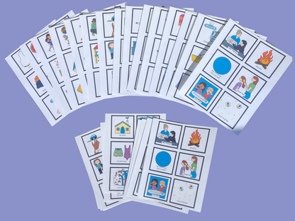 90 Visual Communication Cards - Printable Download