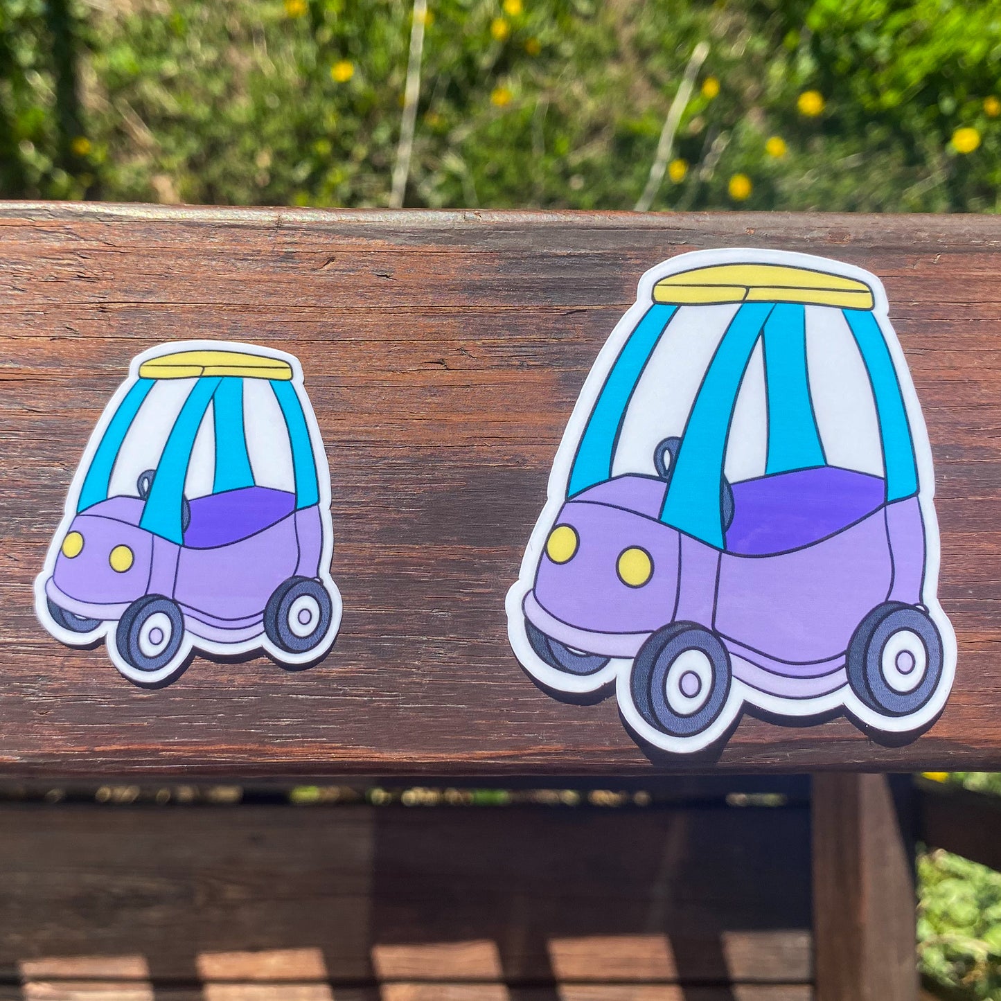 Ride-On Toy Car Vinyl Sticker