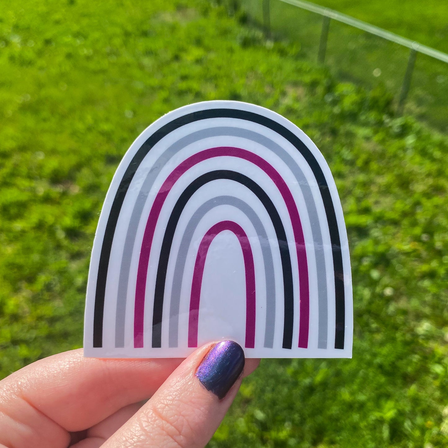 LGBT+ Rainbow Pride Flag Vinyl Sticker