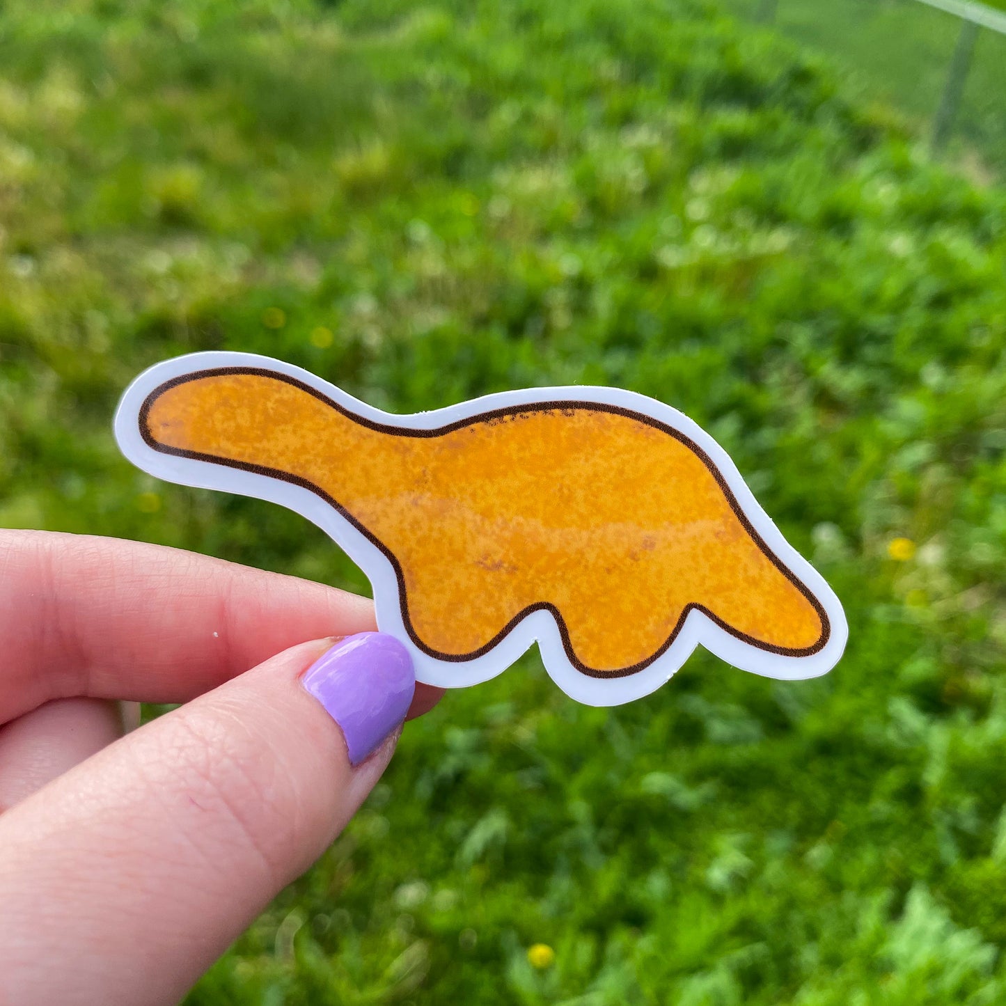 Dinosaur Nugget Vinyl Stickers