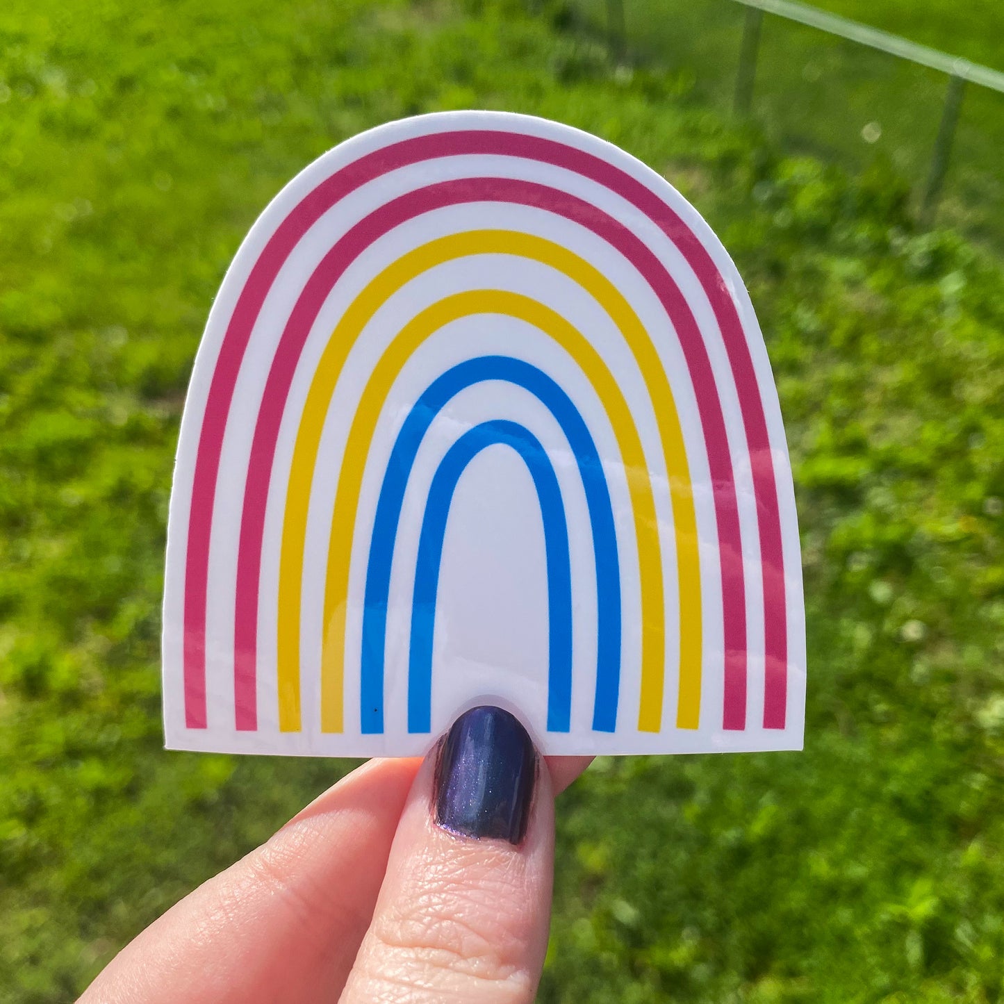 LGBT+ Rainbow Pride Flag Vinyl Sticker