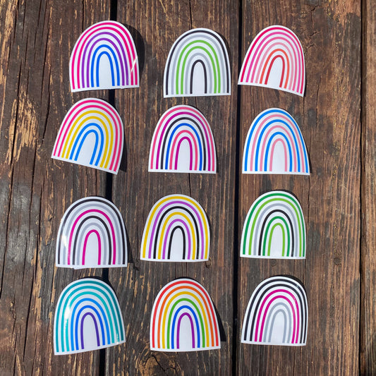 LGBT+ Rainbow Pride Flag Vinyl Sticker