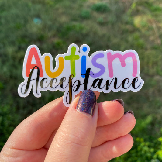 Autism Acceptance Vinyl Sticker