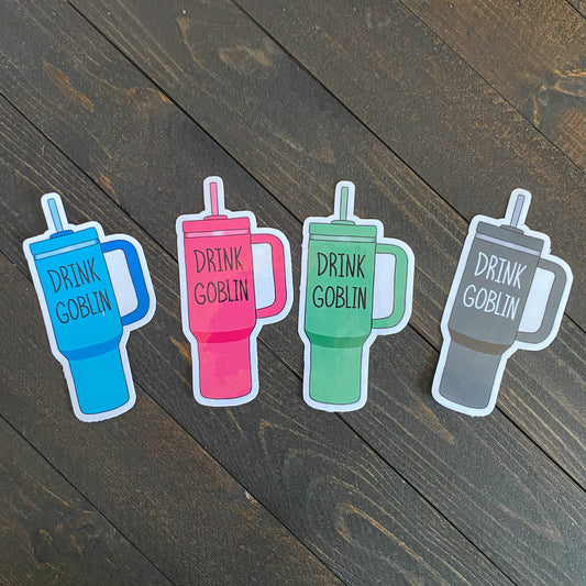 Drink Goblin Vinyl Stickers