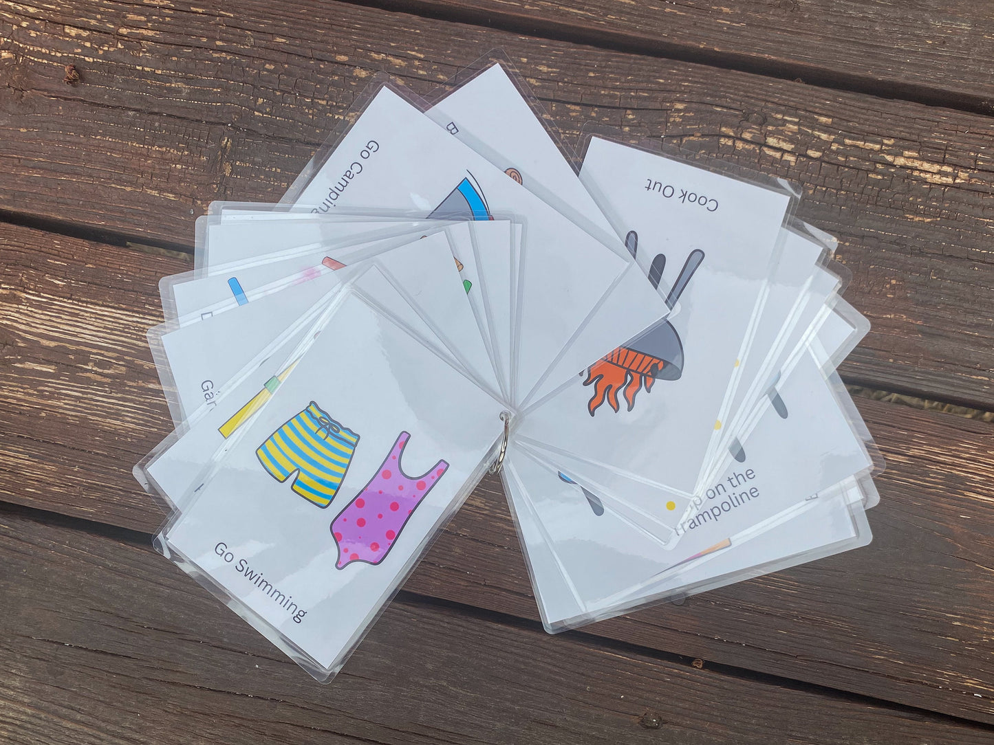 Summer Activities - Visual Communication Cards