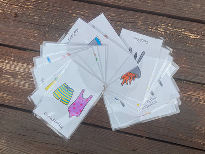 Summer Activities - Visual Communication Cards